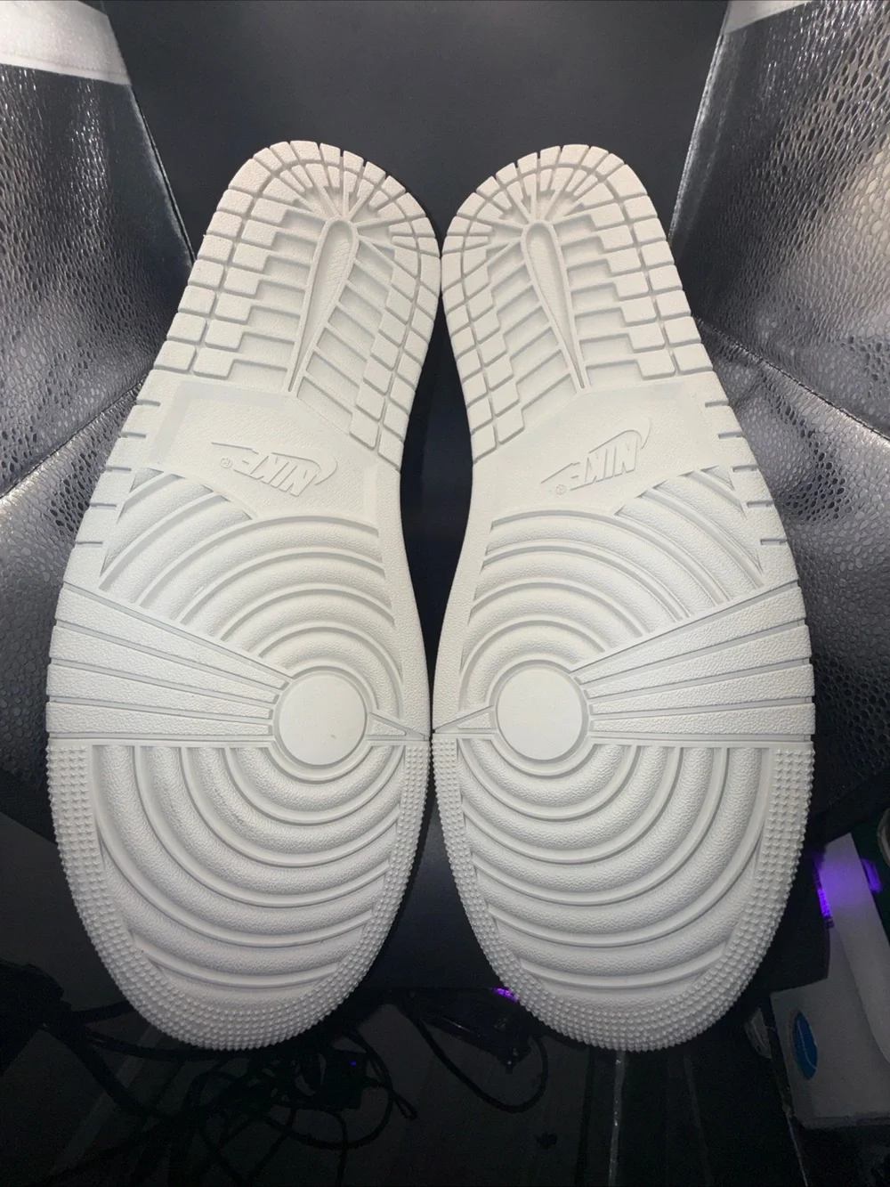 Size 18 - Air Jordan 1 Retro OG High White Cement, DZ5485-052, New W/ No Box